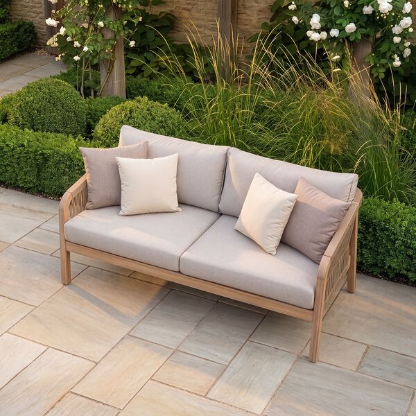 Martinique 2 Seat Sofa - Light Brown