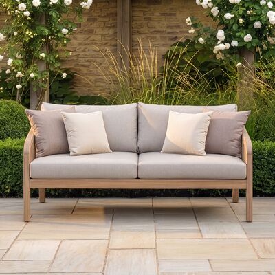Martinique 2 Seat Sofa - Light Brown