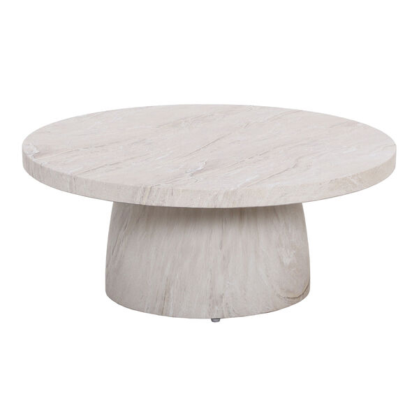 Cannes Large Corner Sofa Set with Round Sintered Stone Table