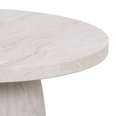 Cannes Large Corner Sofa Set with Round Sintered Stone Table