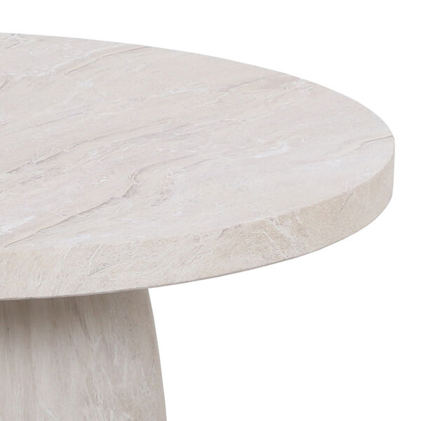 Cannes Small Corner Sofa Set with Round Sintered Stone Table