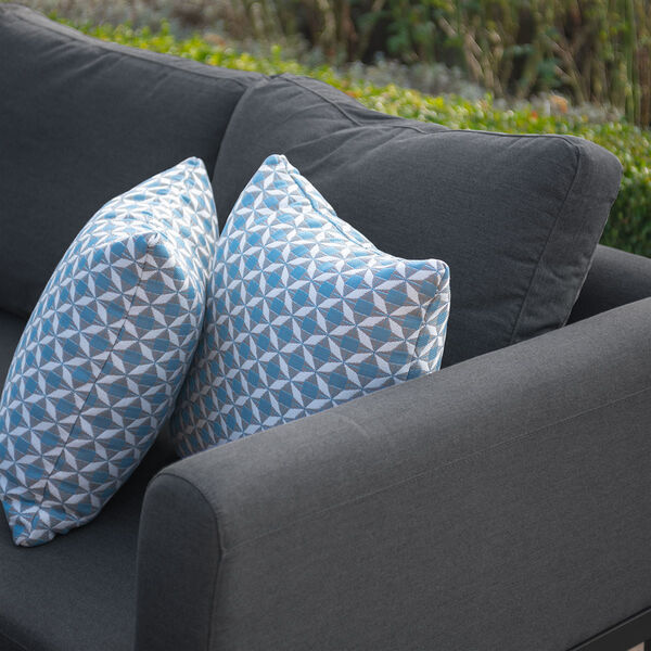Maze - Outdoor Fabric Pulse U Shape Corner Dining Set with Rising Table - Charcoal product image