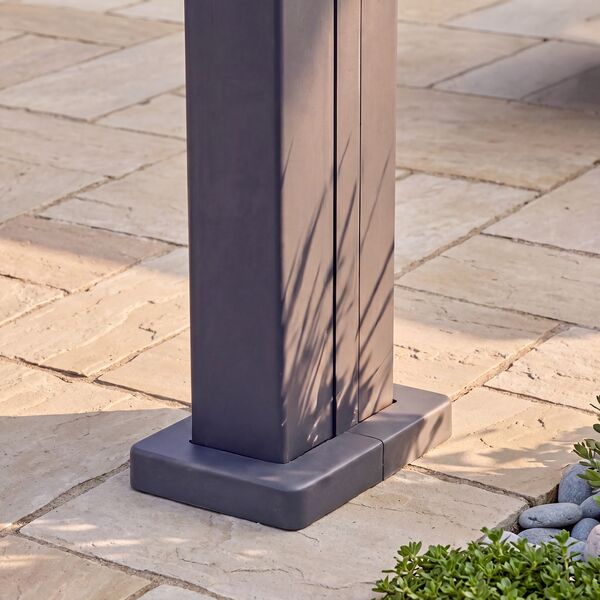Eden Pergola 8 x 3 Pergola - Grey (3 x 4 Pergola x 2 with 4m Jointing Kit)