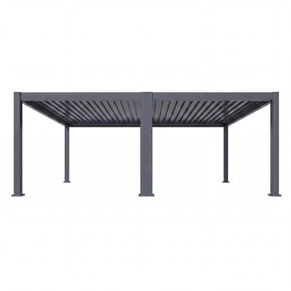 Eden Pergola 8 x 3 Pergola - Grey (3 x 4 Pergola x 2 with 4m Jointing Kit)