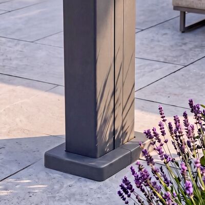Eden Pergola 8 x 4  Pergola - Grey (4 x 4 Pergola x 2 with 4m Jointing Kit)
