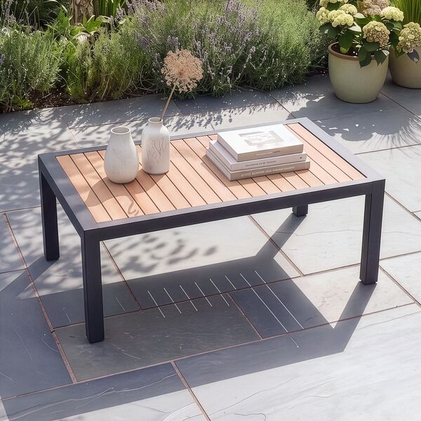Vancouver Rectangular Coffee Table - Grey