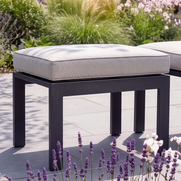 Vancouver Footstool x2 - Dove Grey