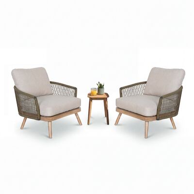 New Bali Lounge Set - Sandstone