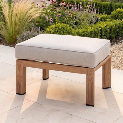New York Footstool - Wood Effect