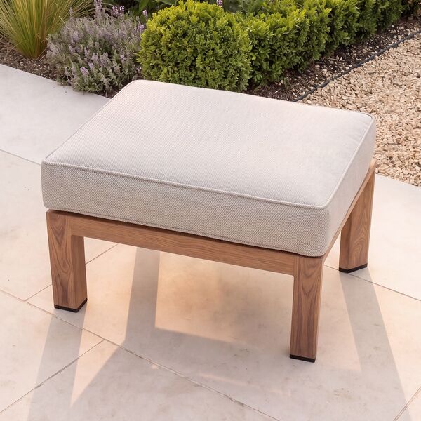 New York Footstool - Wood Effect