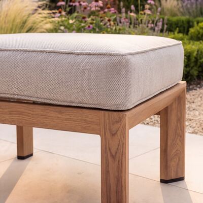 New York Footstool - Wood Effect