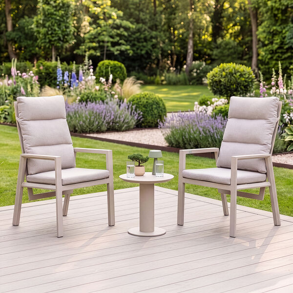 Valencia 2 Seat Reclining Lounge Set with Table