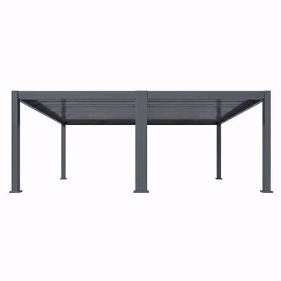 Eden Pergola 6 x 4  Pergola - Grey (3 x 4 Pergola x 2 with 3m Jointing Kit)