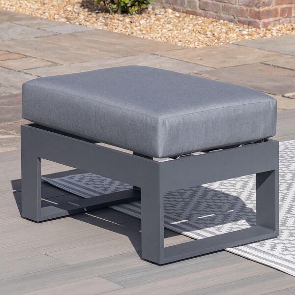 Amalfi Footstool / Grey