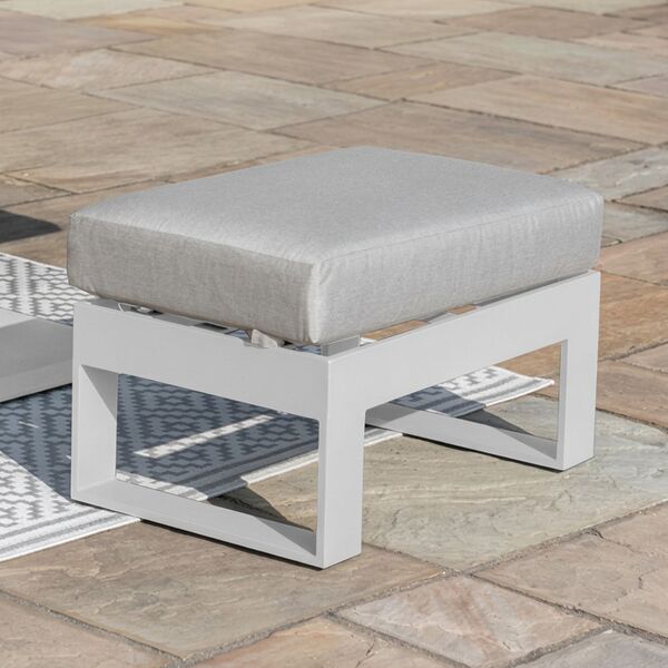Amalfi Footstool / White