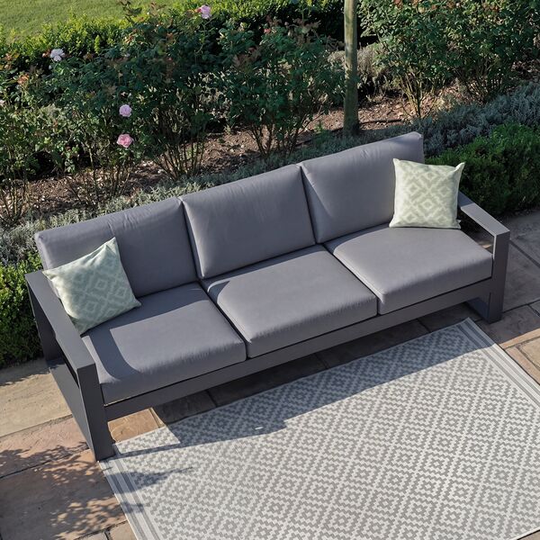 Amalfi 3 Seat Sofa / Grey