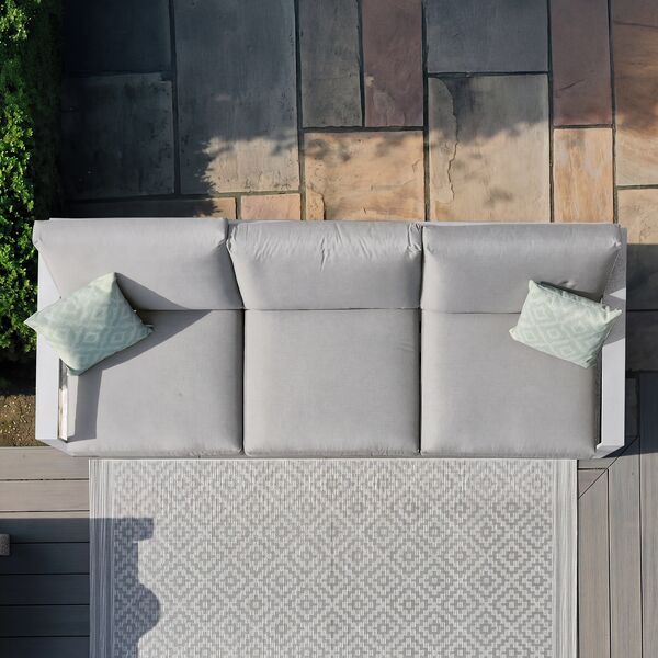 Amalfi 3 Seat Sofa / White