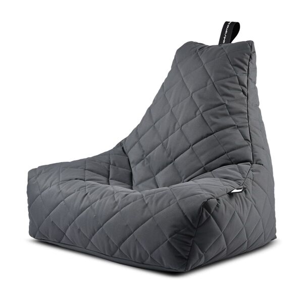 Extreme Lounging - Mighty Quilted Bean Bag - Grey