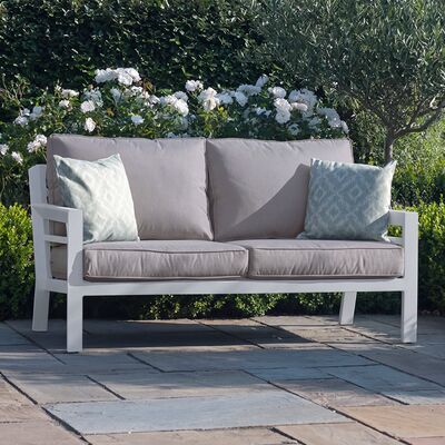 New York 2 Seat Sofa / White