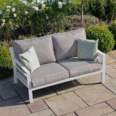 New York 2 Seat Sofa / White