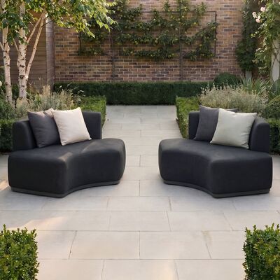 Snug x2 Sofa Pieces / Charcoal