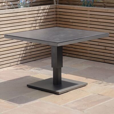 Roma Square Rising Table Base - Grey