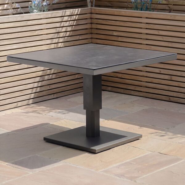 Roma Square Rising Table Base - Grey