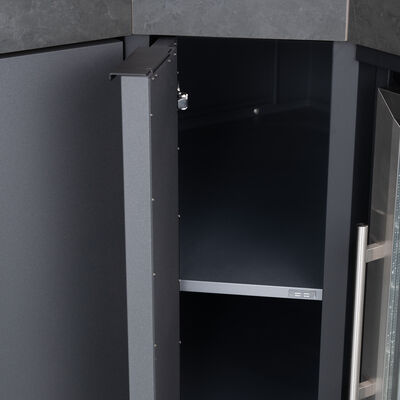 Maze Deluxe Outdoor Kitchen Corner Unit - Grey