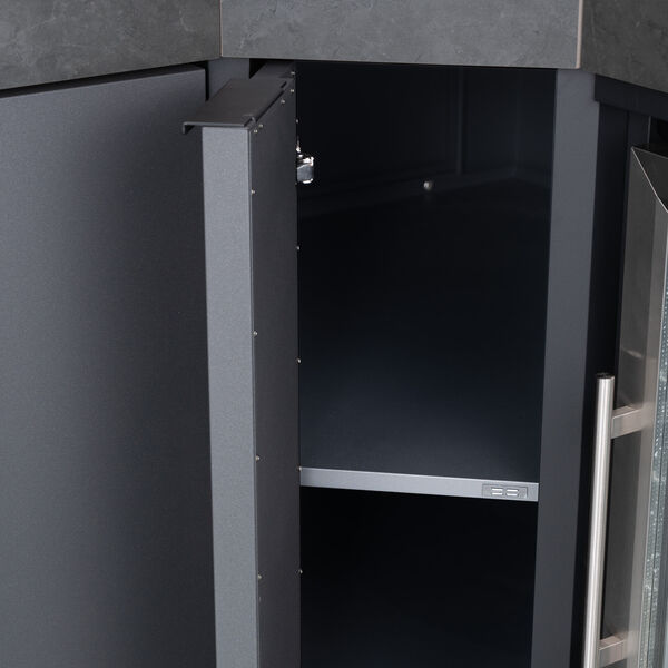 Maze Deluxe Outdoor Kitchen Corner Unit - Grey