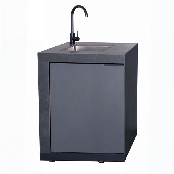 Maze Deluxe Outdoor Kitchen Sink Unit - Grey