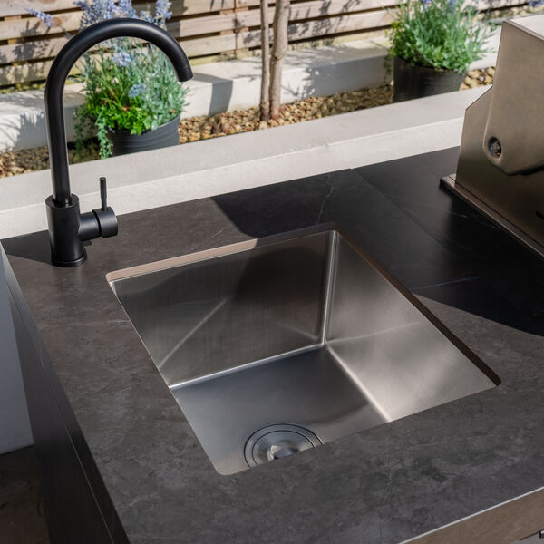 Maze Deluxe Outdoor Kitchen Sink Unit - Grey