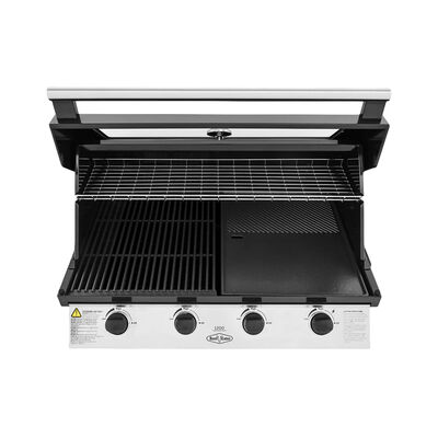 Napoli Outdoor Kitchen 3pc Set with BeefEater 1200E Series - 4 Burner Built In BBQ