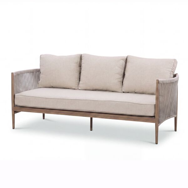 Havana 3 Seat Sofa Set With Rising Table - Ceramic Glass