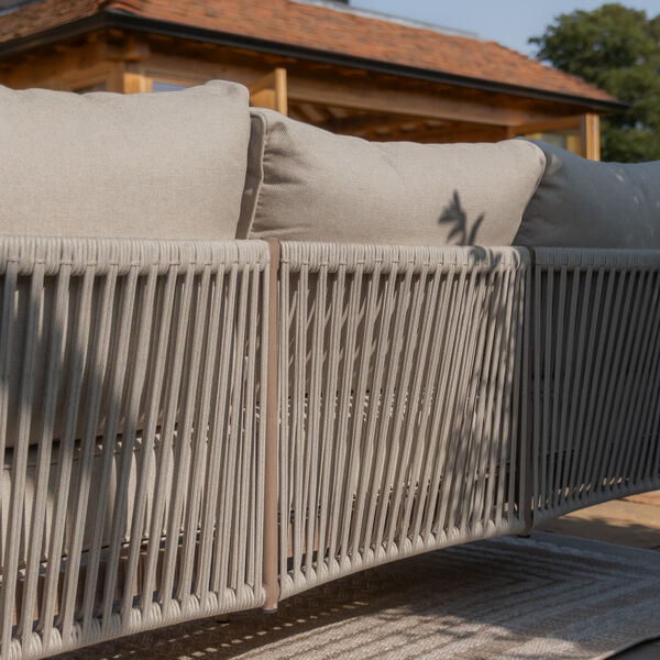 Havana Small Corner Sofa Set - Ceramic Glass