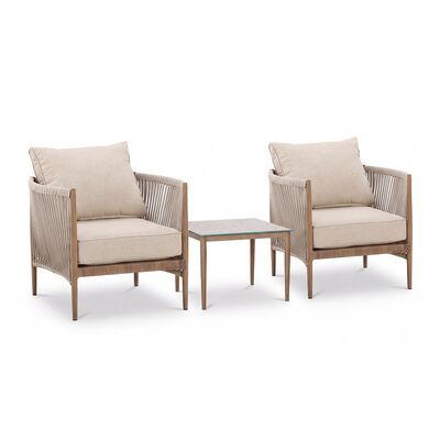 Havana Lounge Set - Ceramic Glass
