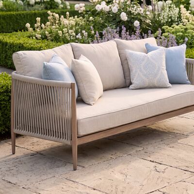 Havana 3 Seat Sofa Set - Ceramic Glass