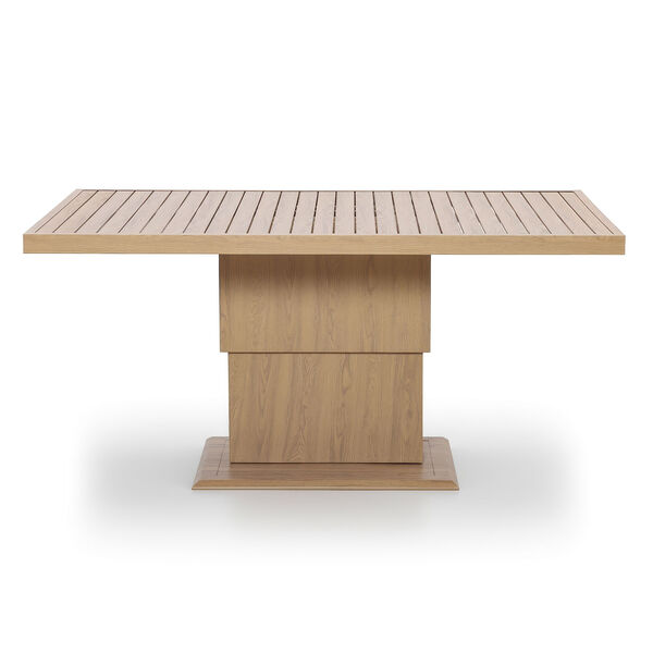 New York 3 Seat Sofa Set with Rising Table - Wood Effect