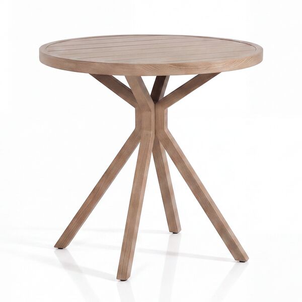 New York 3 Piece Bistro Set - Wood Effect