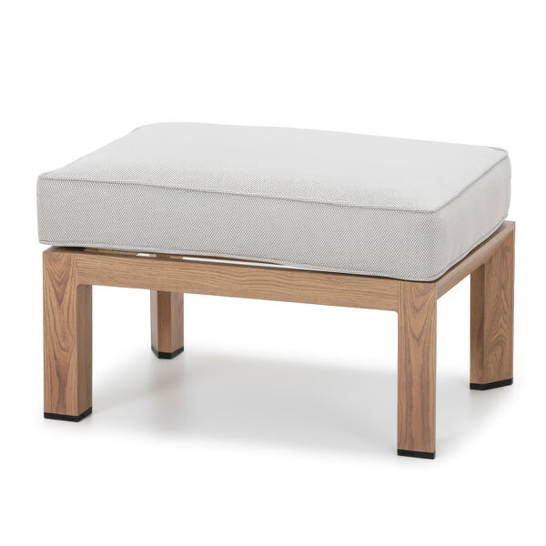New York U-Shaped Sofa Set with Rising Table - Wood Effect