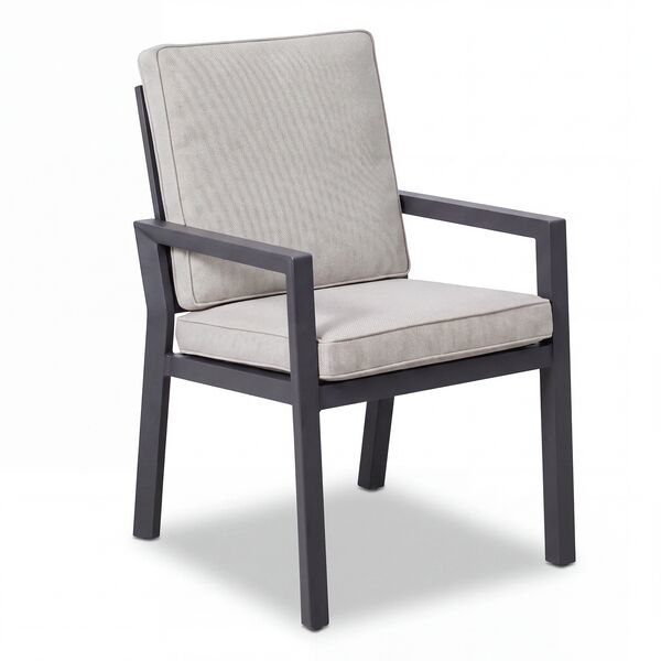 New York 3 Piece Bistro Set / Dove Grey - Ceramic Glass
