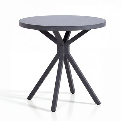 New York 3 Piece Bistro Set / Dove Grey - Ceramic Glass