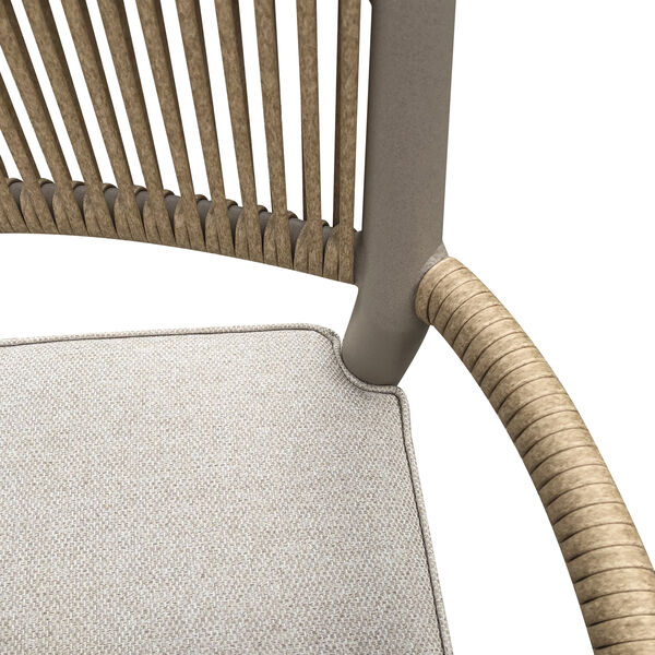 Cambridge Sunlounger Set - Honey Rope with Ivory Cushions