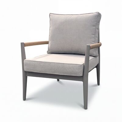 Cambridge 2 Seat Lounge Set - Honey Rope with Ivory Cushions