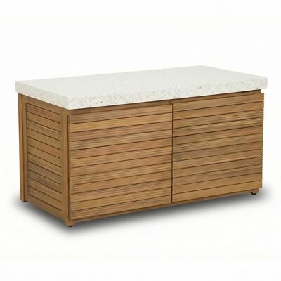 Antigua Outdoor Kitchen Unit - Medium Configuration / Beefeater 1700 Series BBQ