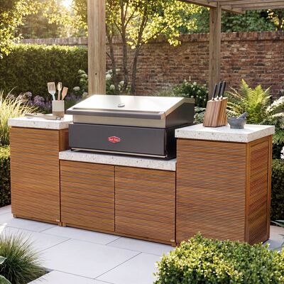 Antigua Outdoor Kitchen Unit - Small Configuration / Beefeater 1700 Series BBQ