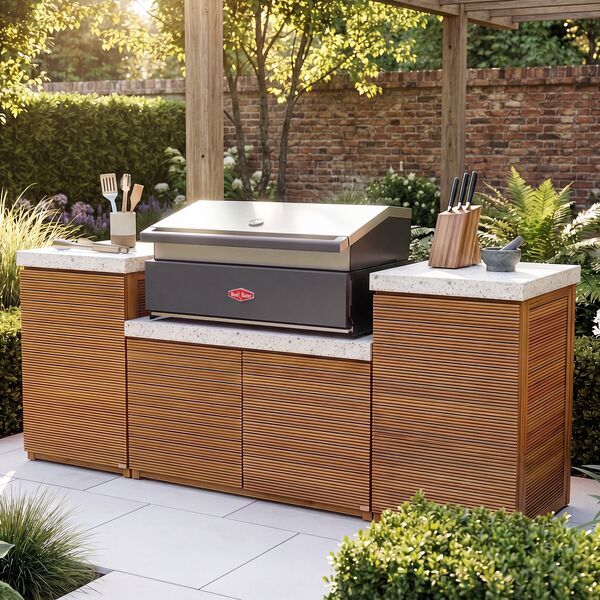 Antigua Outdoor Kitchen Unit - Small Configuration / Beefeater 1700 Series BBQ