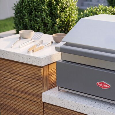 Antigua Outdoor Kitchen Unit - Small Configuration / Beefeater 1700 Series BBQ