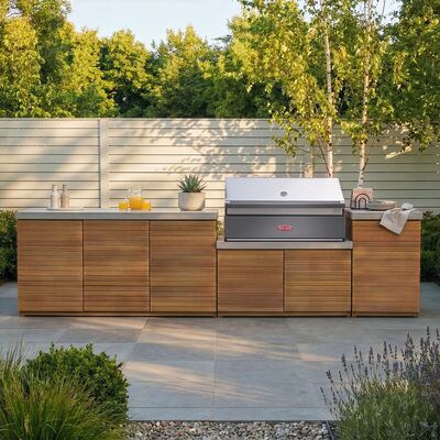 Bali Outdoor Kitchen Unit - Large Configuration / Beefeater 1700 Series BBQ