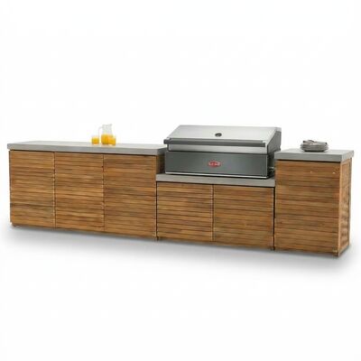 Bali Outdoor Kitchen Unit - Large Configuration / Beefeater 1700 Series BBQ