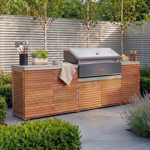 Bali Outdoor Kitchen Unit - Medium Configuration / Beefeater 1700 Series BBQ